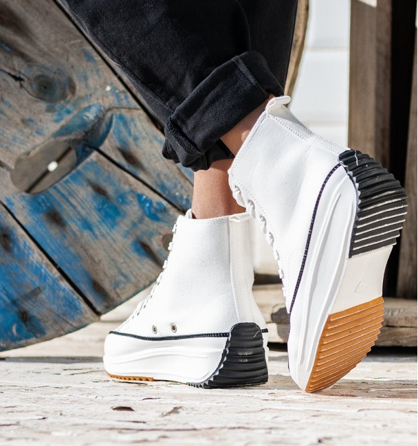 Platform Sneakers Basket White Platform Sneakers Basket White