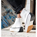 Zapatillas plataforma Basket Blanco