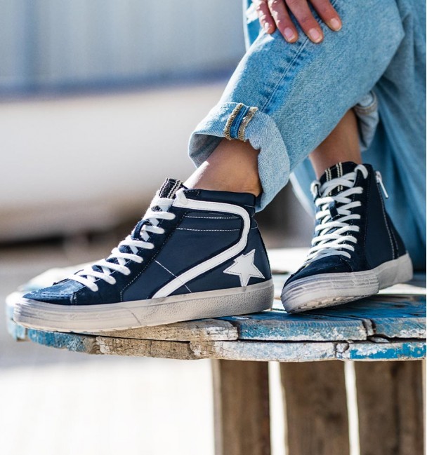 Deportivas Altas Tabit Marino