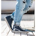 Navy High Sneakers Tabit