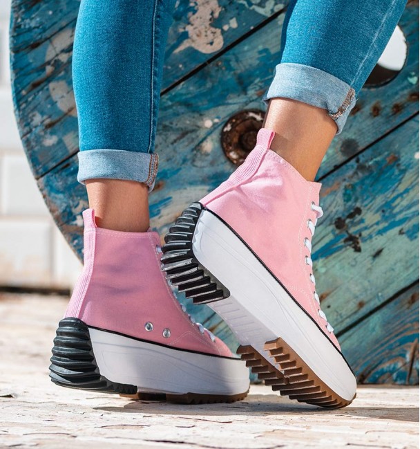 Basket Pink Sneakers