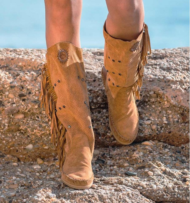 Botas indias Topanga Castanho Botas indias Topanga Castanho