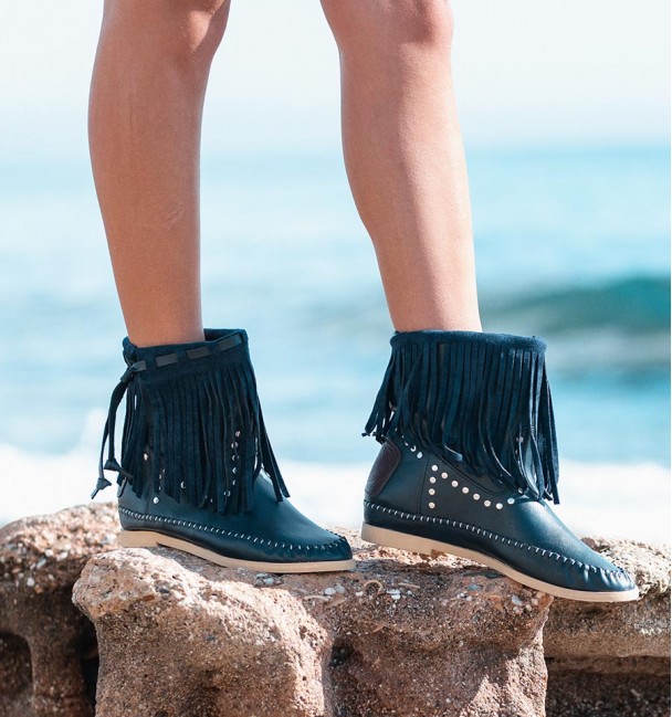 Botas Indias Onawa Azul Botas Indias Onawa Azul