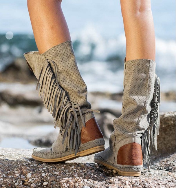 Botas indias Topanga Verde Botas indias Topanga Verde