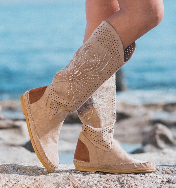 Botas indias Wakanda Beige Botas indias Wakanda Beige