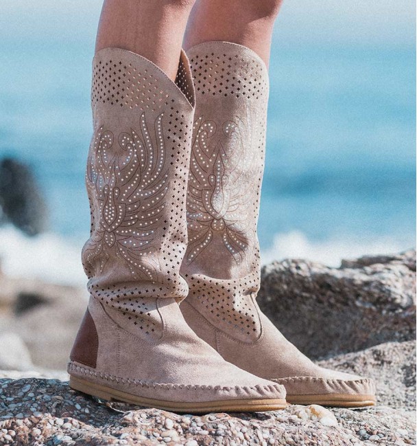 Botas indias Wakanda Beige Botas indias Wakanda Beige