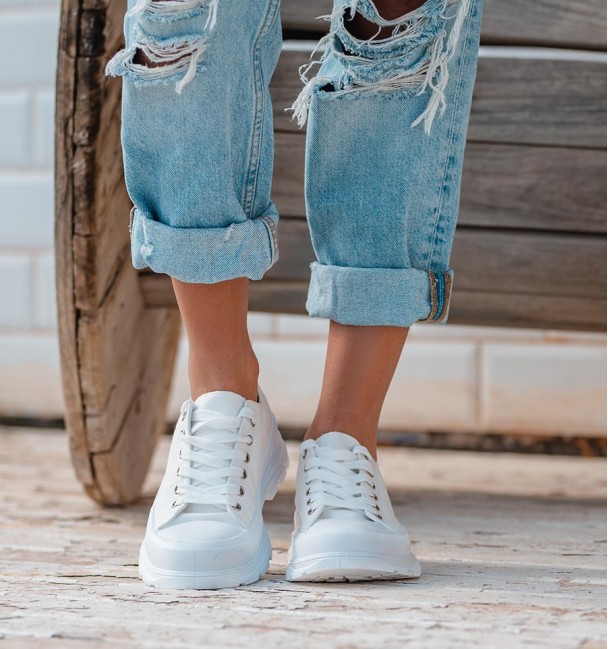 WHITE TRAINERS MON WHITE TRAINERS MON