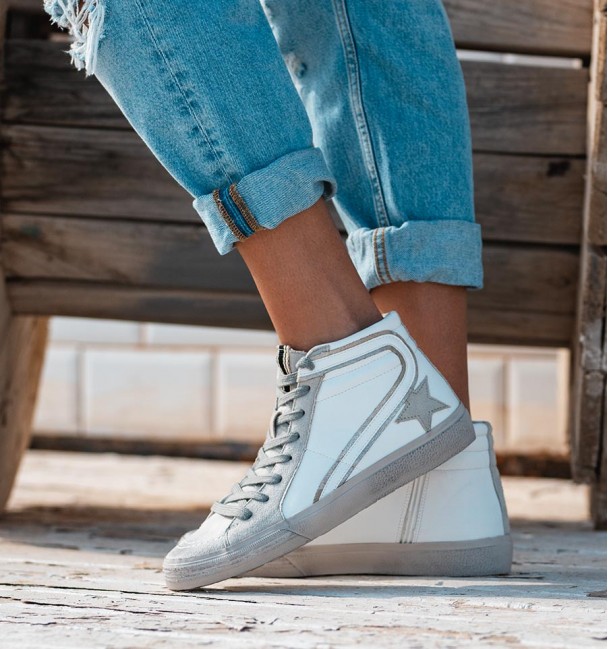 Deportivas Altas Tabit Blanco Deportivas Altas Tabit Blanco