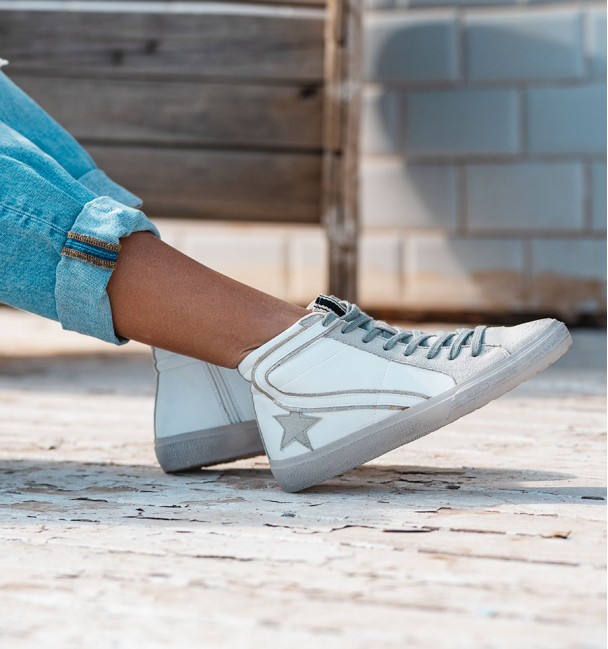 Deportivas Altas Tabit Blanco