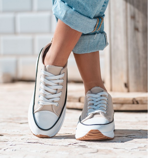 Deportivas Caddy Beige Punk