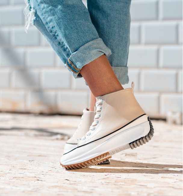Sneakers Basket Beige Punk