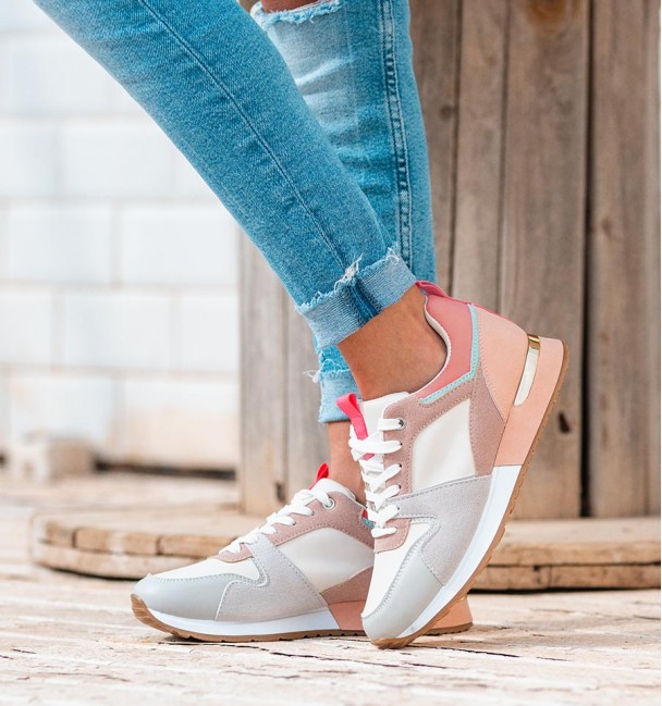 PINK SPRING SNEAKERS