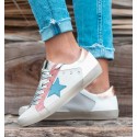Sand Pink Blue Lyra Sneakers