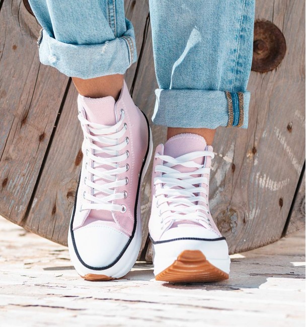 Zapatillas plataforma Basket rosa Zapatillas plataforma Basket rosa