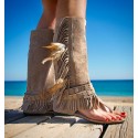 Botas Sandalias Selva Taupe