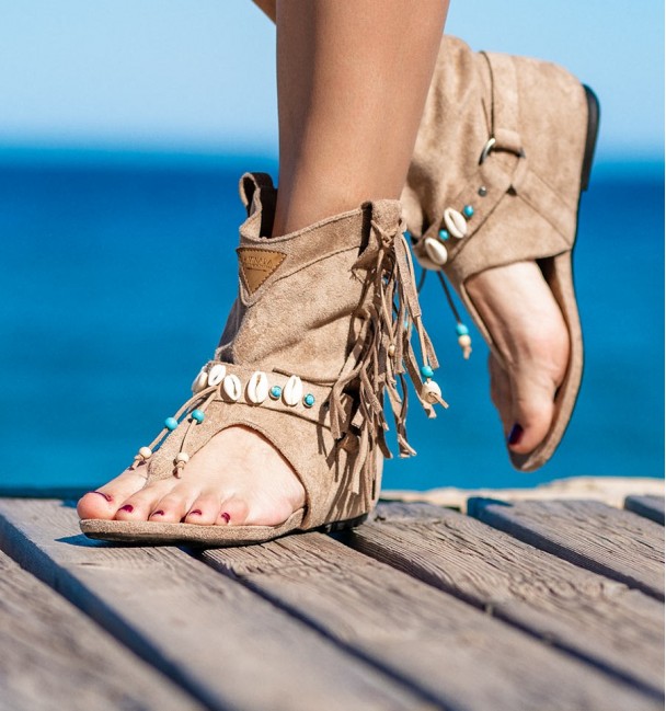Botas Sandalias Talen Taupe