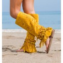 Botas Sandalias Mikonos Amarillo