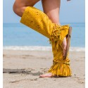 Botas Sandalias Mikonos Amarillo