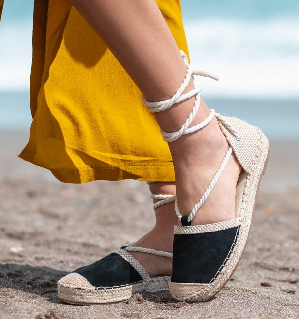 Black Balos Espadrilles