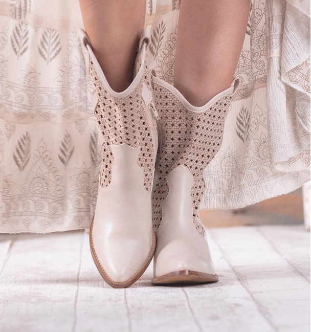 Botas Fear Bege Botas Fear Bege