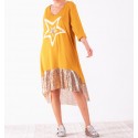 Vestido Bogatell Mostarda
