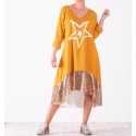Vestido Bogatell Mostaza