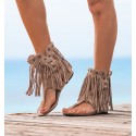 Botas de Sandalia Bassim Taupe