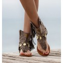 Botas Sandalias Coin Kaki