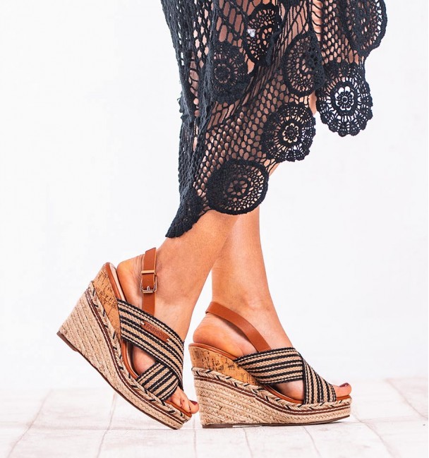 Kamini Black Wedges Kamini Black Wedges
