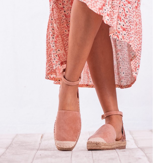 Firan Champagne Pink Espadrilles