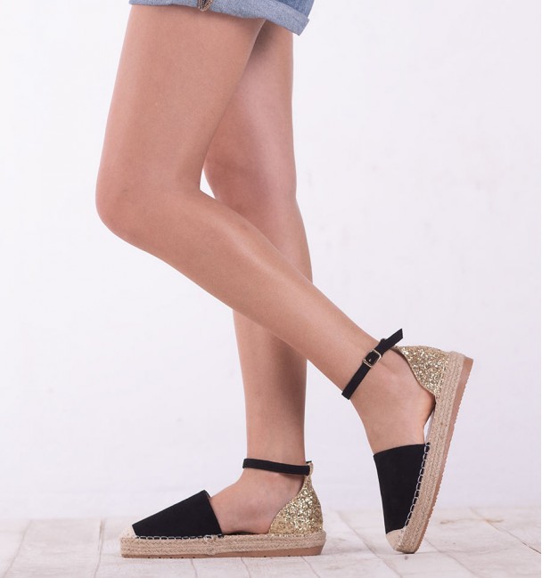 Firan Black Gold Espadrilles Firan Black Gold Espadrilles