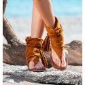 Missu Camel Sandal Boots