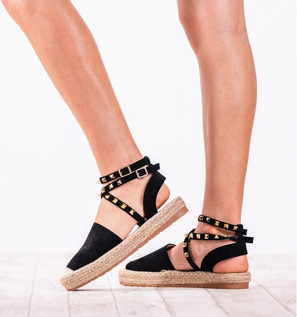 Menfis Black Espadrilles