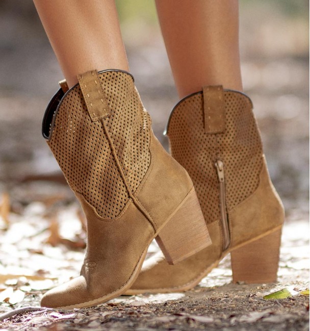 Botines Boho Luc Camel