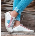 Tenis Star Sand Rosa Azul