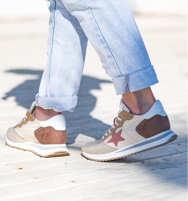 Zapatillas Estrella color Camel