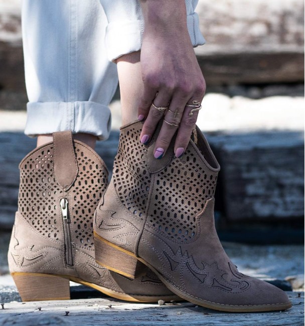 Botas Bohemios Oli Cor Camelo