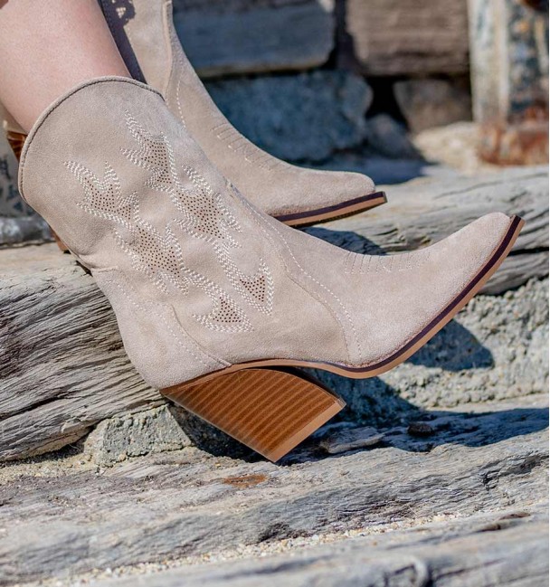 Botinas Cowgirl Beige