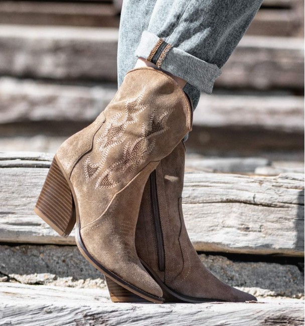 Ankle boots Cowgirl Niva camel Ankle boots Cowgirl Niva camel