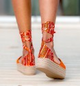 Platform Esparto Scarf Orange back