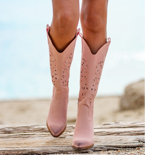 Bota Cowboy Nude frontal Bota Cowboy Nude frontal