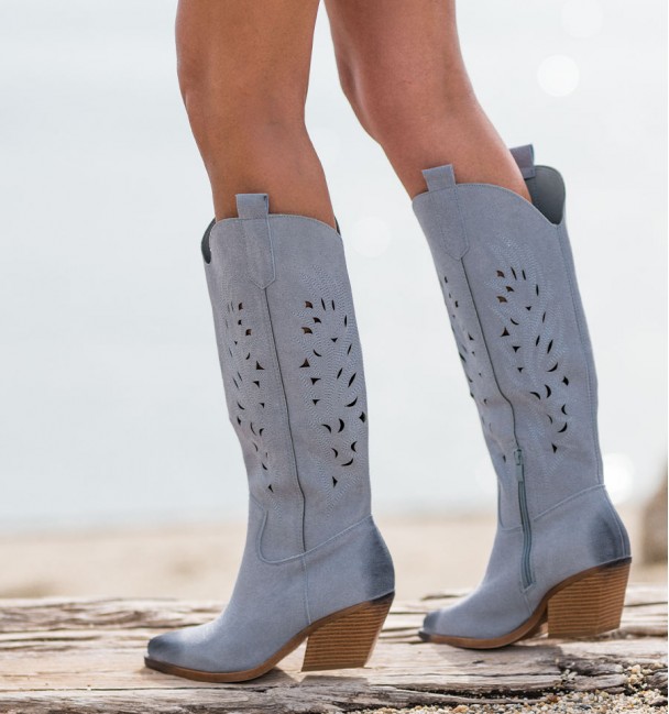 Bota Cowboy Azul Bota Cowboy Azul