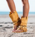 Sandals Boots Boho Yellow
