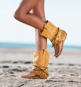 Sandals Boots Boho Yellow lateral