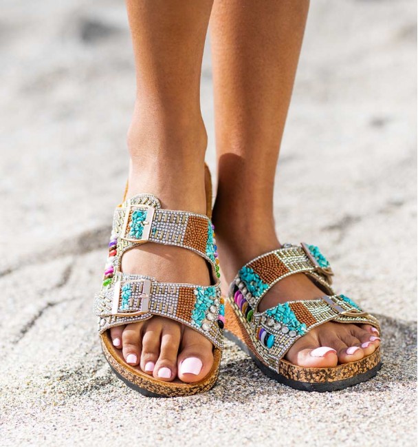 sandálias bio boho chic