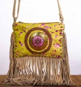 Bolso bandolera con flecos