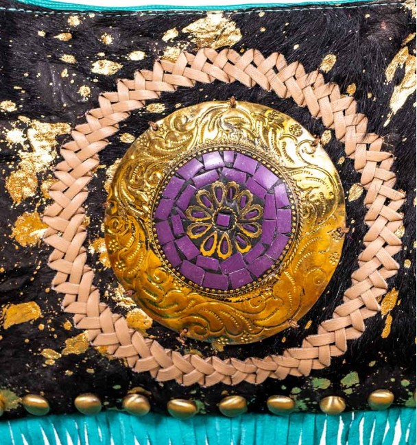 Bolso bandolera con flecos zoom