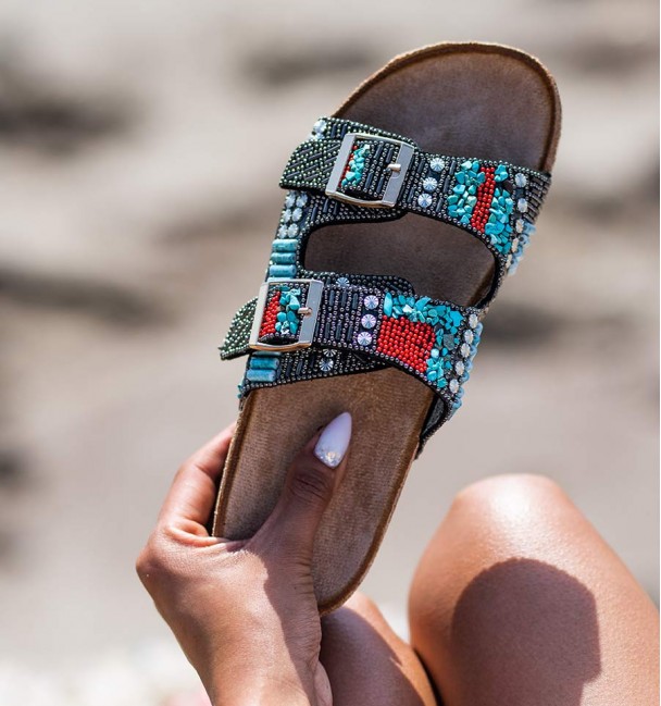 Sandalias Bio mix negras