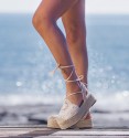 Sandalia esparto crochet lateral
