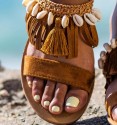 Sandalias hippie chic conchas zoom